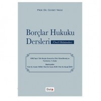 Borçlar Hukuku Dersleri Özel Hükümler