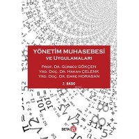 Yönetim Muhasebesi ve Uygulamaları