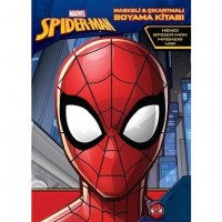 Marvel Spider-Man Maskeli ve Çıkartmalı Boyama Kitabı