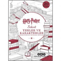 Harry Potter Sihirli Yerler ve Karakterler; Kartpostal Boyama Kitabı