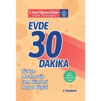 3.SINIF EVDE 30 DAKİKA ÖĞRENCİ KİTABI