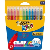 BIC Kids Couleur Ultra Yıkanabilir Keçeli Boya Kalemi 12`li Kutu