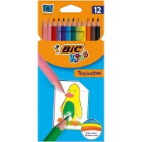 Bic Tropicolor Kuru Boya Parlak Renkler 12`li